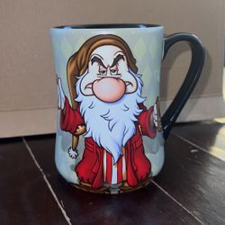 Disneyland Paris Mug Cup Cranky Grumpy Morning Cup New Disney
