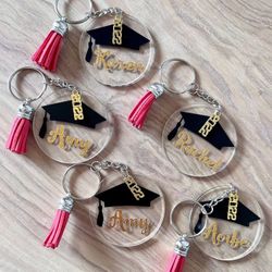 Personalized Graduation Keychains