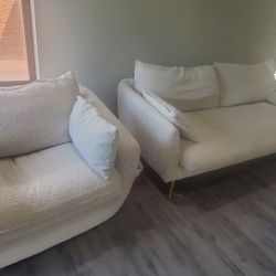 Albany Park Loveseat + Chair Set – Must Sell by Aug 30! ✨