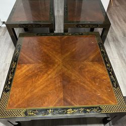 Vintage Drexel Heritage “Et Cetera” Coffee And Side Tables