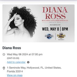 Diana Ross Tickets 