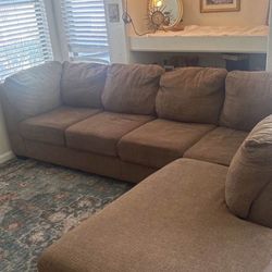Brown Sectional Couch