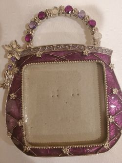 Purple Purse Photo Frame