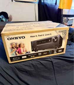 Onkyo TX-NR595 7.2ch Network AV Receiver - Dolby Atmos & DTS:X | 4K Ultra HD | HDR | Bluetooth | Wi-Fi