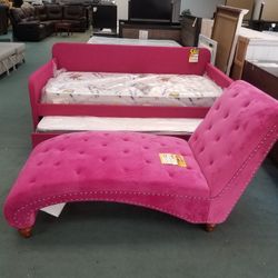 Hot Pink Daybed & Chaise