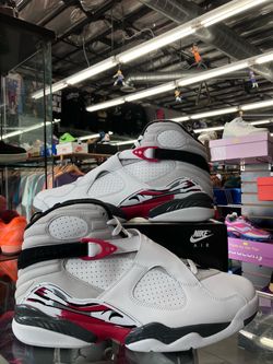 Air Jordan 8 Retro White True Red
