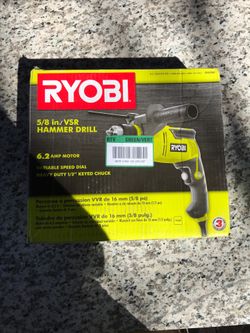 Ryobi Hammer drill5/8 vsr