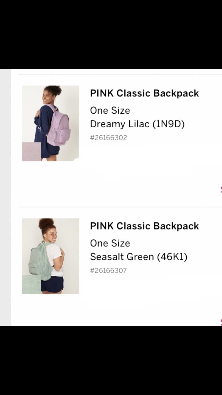 PINK Backpacks For Sale
