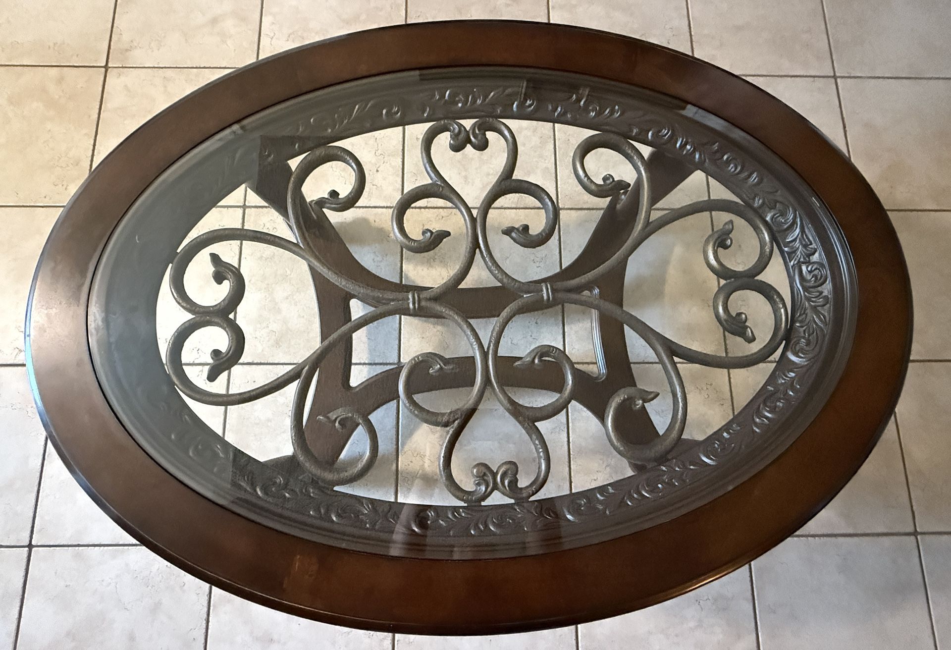 Glass Top Coffee Table