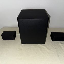 Vizio V51-H6  5.1 Channel  subwoofer and 2 rear satellite speakers  in good working condition 