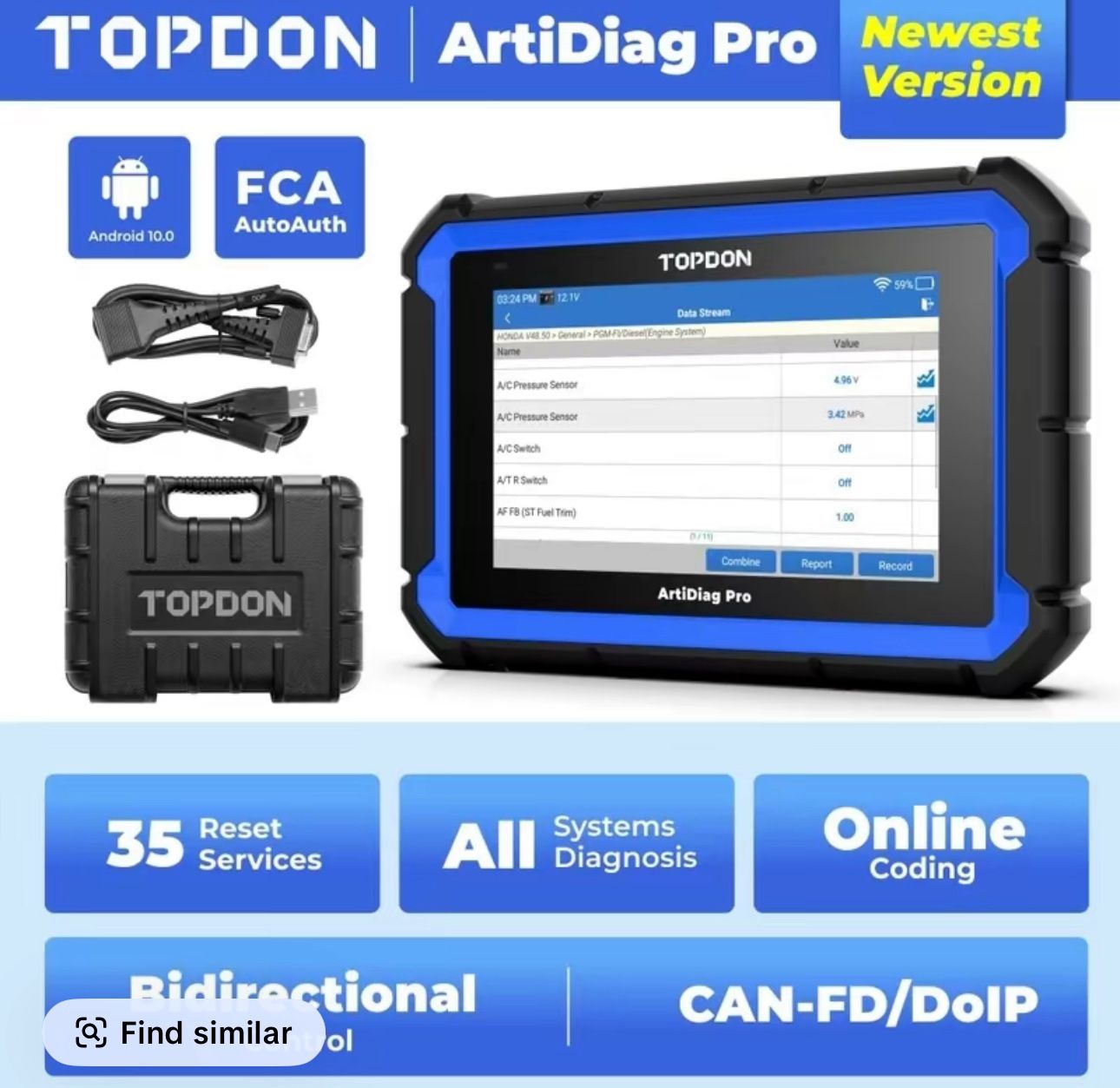 Topdon Pro Car Scanner