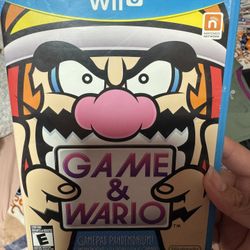Rare Fine- Game And Wario Wii U Game 