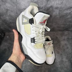 Jordan 4 White Cement Size 8.5