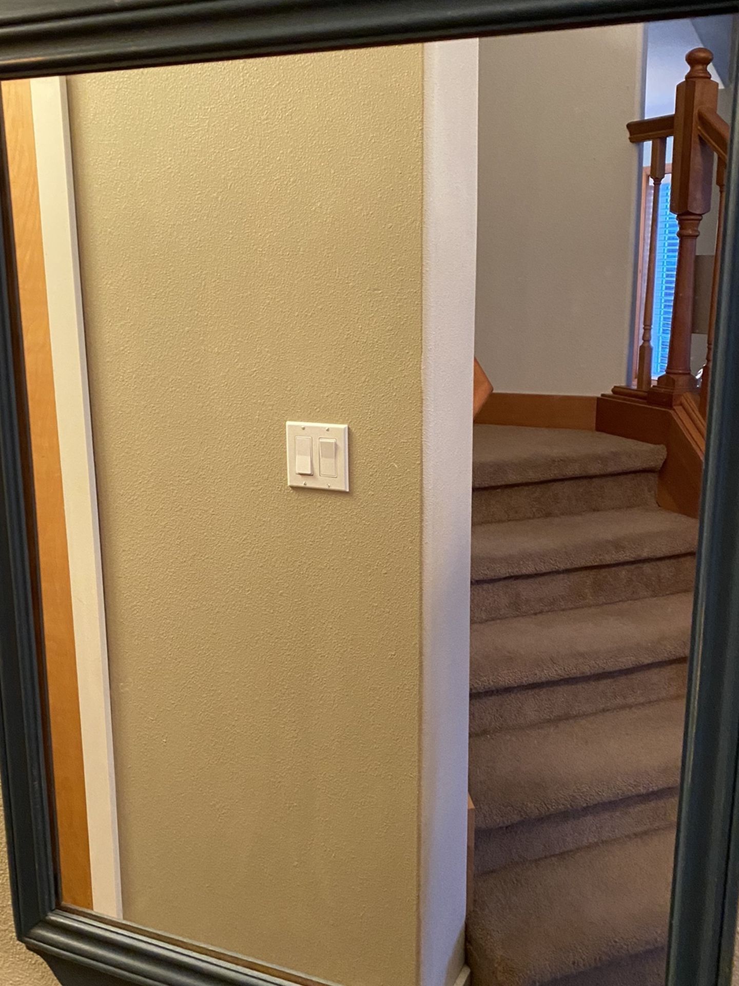 Refinished antique mirror