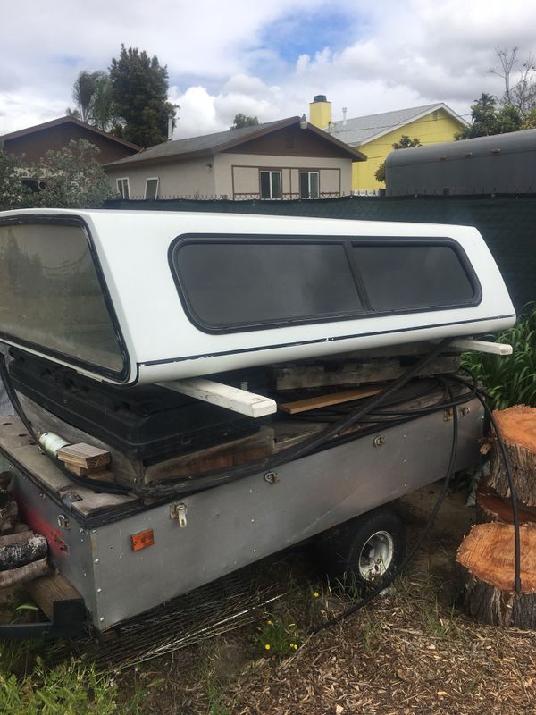 GMC / Chevy Truck “side step bed” camper shell for Sale in San Diego