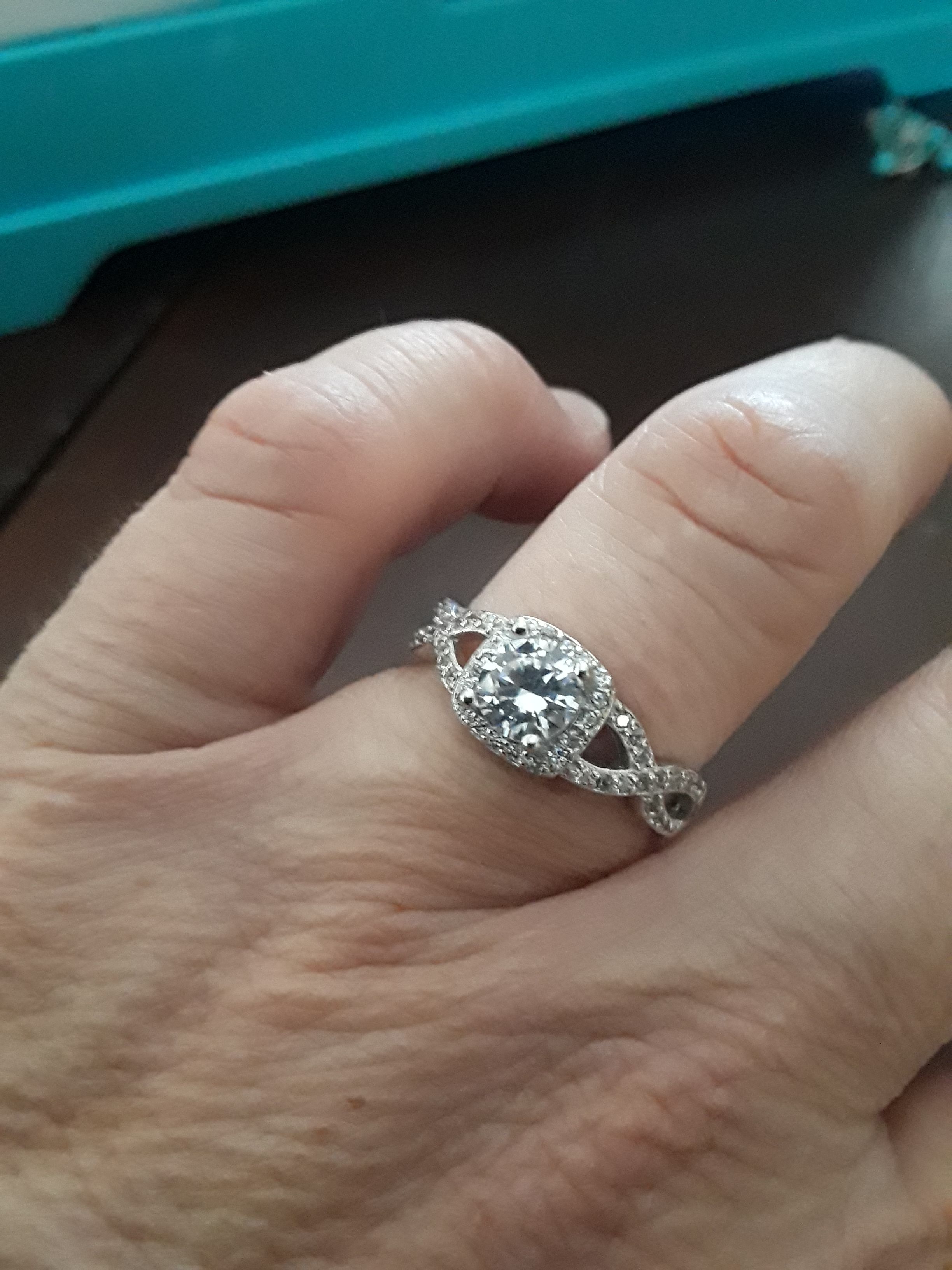 Sterling silver cz