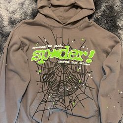Slate Grey sp5der hoodie size M