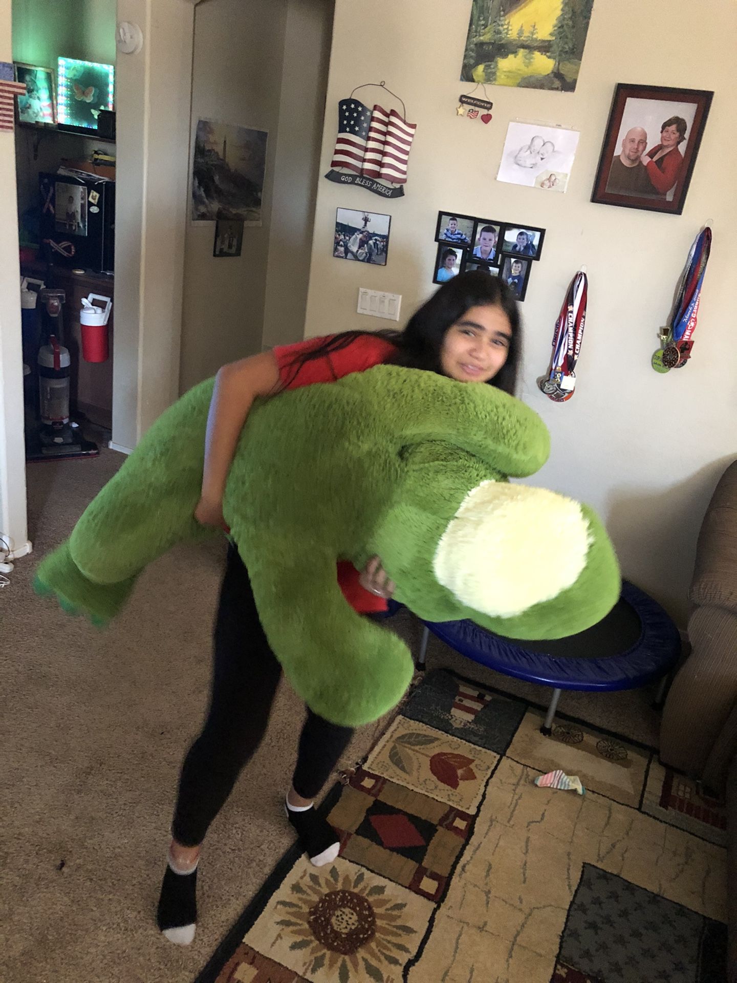 Giant stuffed animal