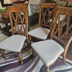 4 Quality Dining Room Chairs 