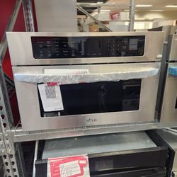 Final Sale LG 30 Inch Built In Microwave Convection Oven And Air Fry Stainless Steel 1.7 Cu Ft 