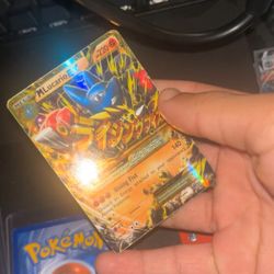Pokemon TCG Mega Lucario EX 2014 Secret Rare Holo Card 113/111 XY Furious Fists