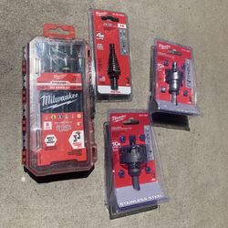 Milwakee Drill Bit Lot