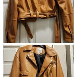 Avec Les Filles Vegan Leather Jacket