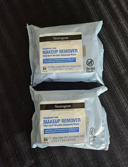 $4 Each (2 Available) Neutrogena 25 Count Micellar Makeup Remover Wipes