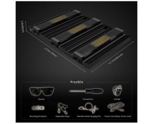 Brand New 3 Unit Wantye Grow Lights for Indoor Plants - High Red Photons Full Spectrum LED Grow Lights for Seed Starting - 360 Watts Upgraded Nano-Coa