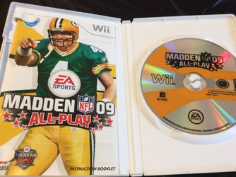 Madden 09 All play Nintendo Wii