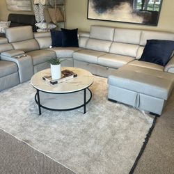 Power Sectional With Bed