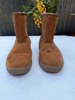 Clio Style Girls’ Brown Suede Boots, Size 2