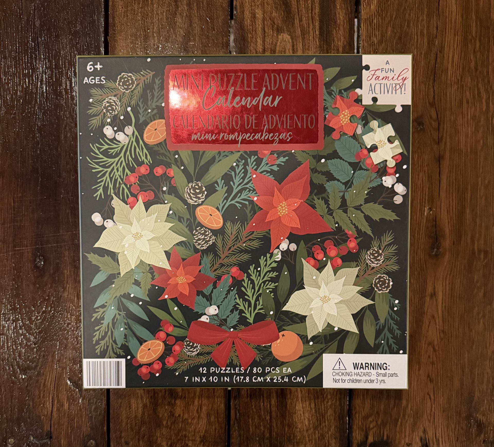 12 Mini Puzzle Advent Calendar