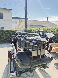 Rear Trolling Motor Mount With Rods For Seadoo FishPro