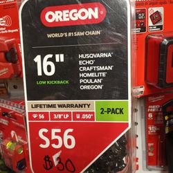 OREGON  WORLD'S #1 SAW CHAIN 16" LOW KICKBACK 