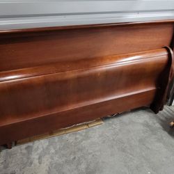 Sleigh Bed Frame (Cherry wood)