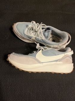 Blue nike sneakers