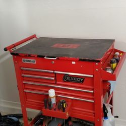 Us General Pro 5 Locking Drawer Rolling Tool Box