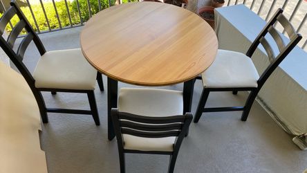 IKEA GAMLARED Table and LERHAMN Chair set
