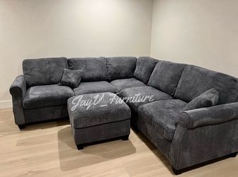 New Dark gray sectional