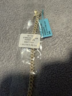 2.16 CTW VVSD 6mm 7.5 In Moissanite Bracelet