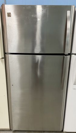 Stainless Steel Kenmore 18 Cu Ft Refrigerator