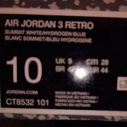 Air Jordan Retro 3 New