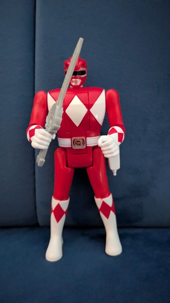 Power Rangers red Ranger Jason Flip Head 5" Action Figure Hasbro