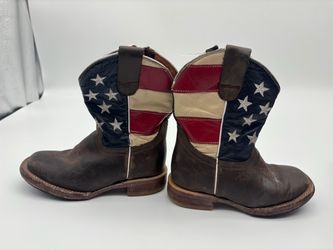 Kids American Flag Cowboy Boots