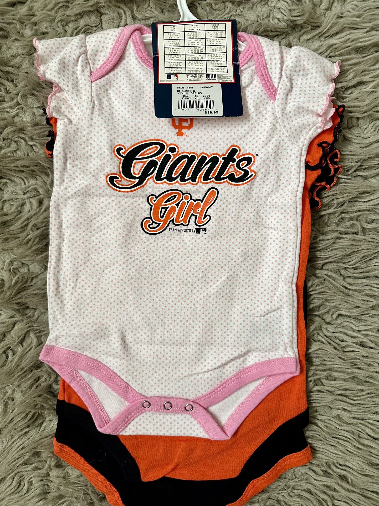 Giants Onesies
