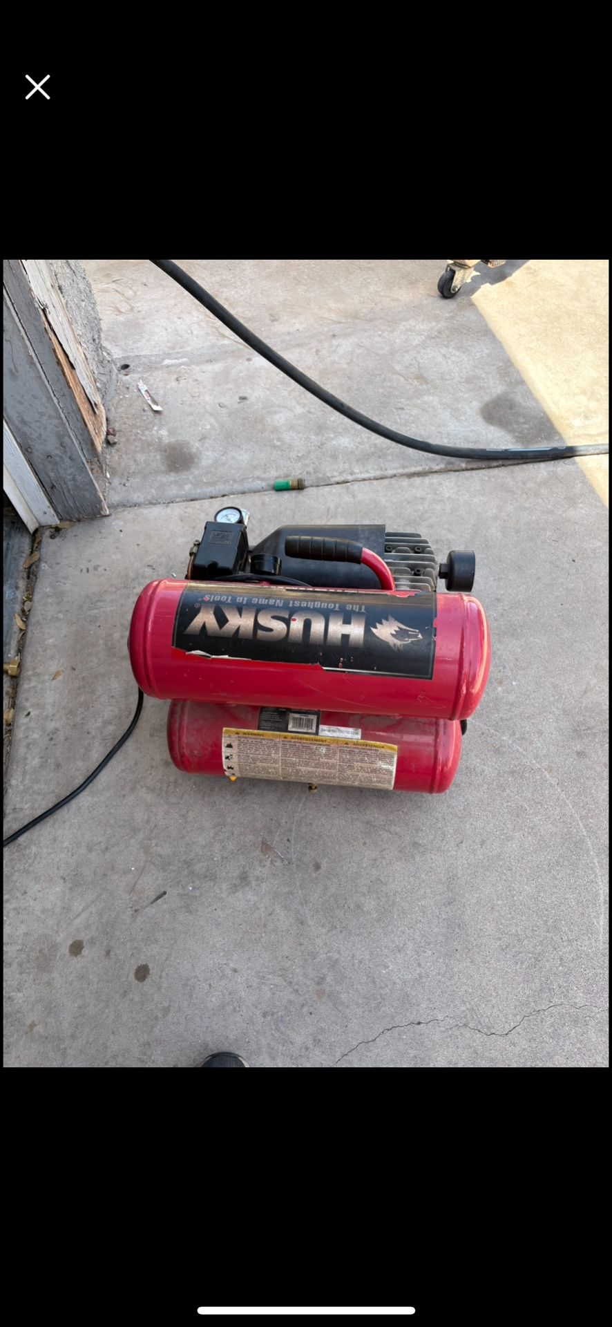 Husky 4 Gallon Air Compressor