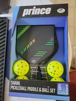 Prince shark pickleball set
