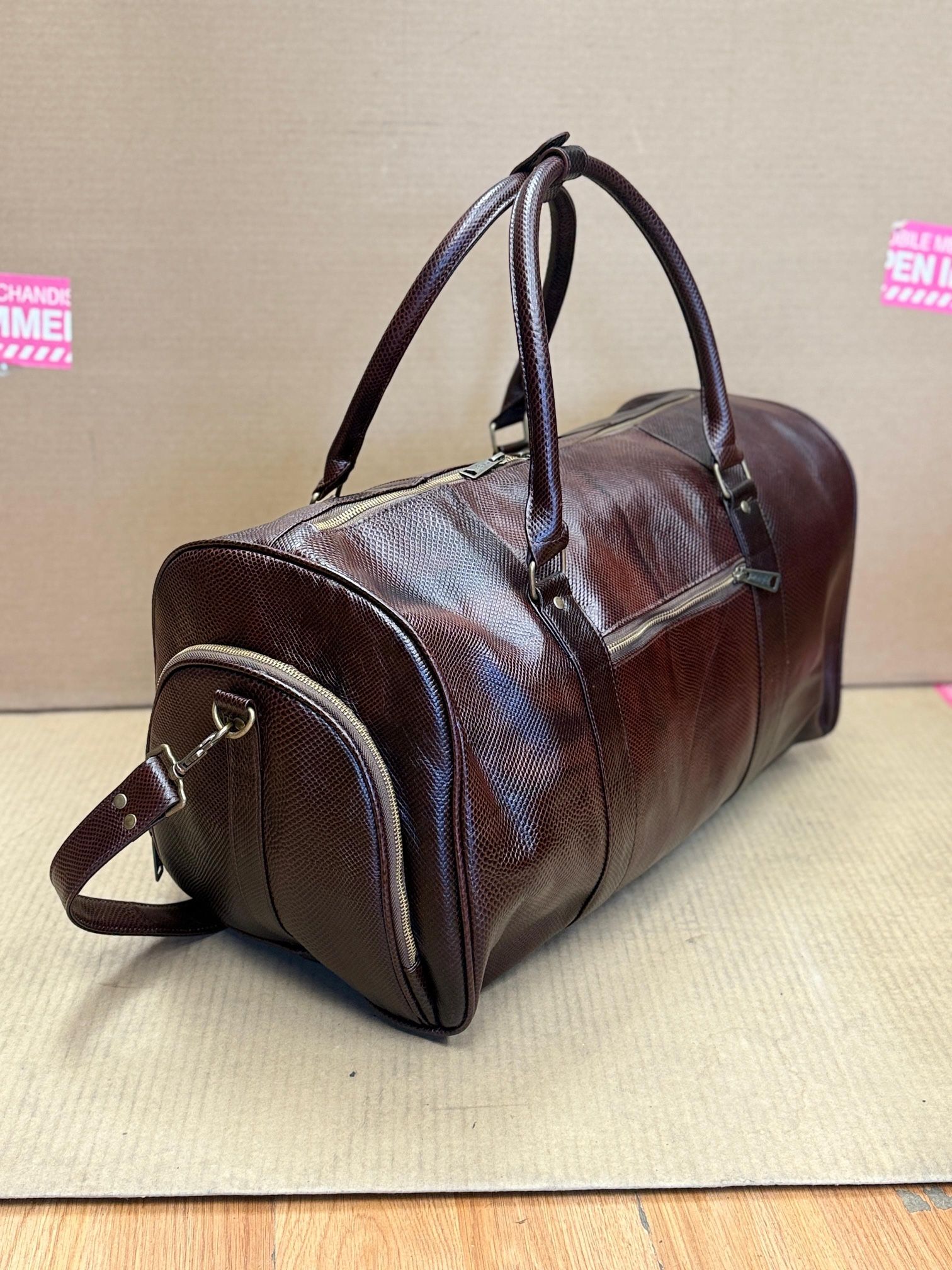 The Monarch Heritage Top-Grain Cow Leather Gym Duffle bag