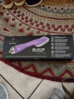 Combination brush and dryer - purple